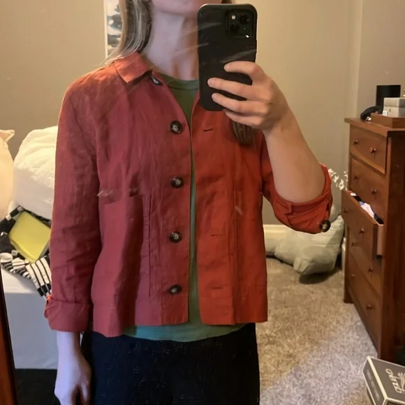 Madewell Rust Chore Jacket Size XS - Picture 7 of 7